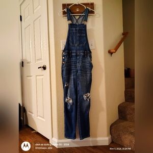 AE Denim Overalls size small